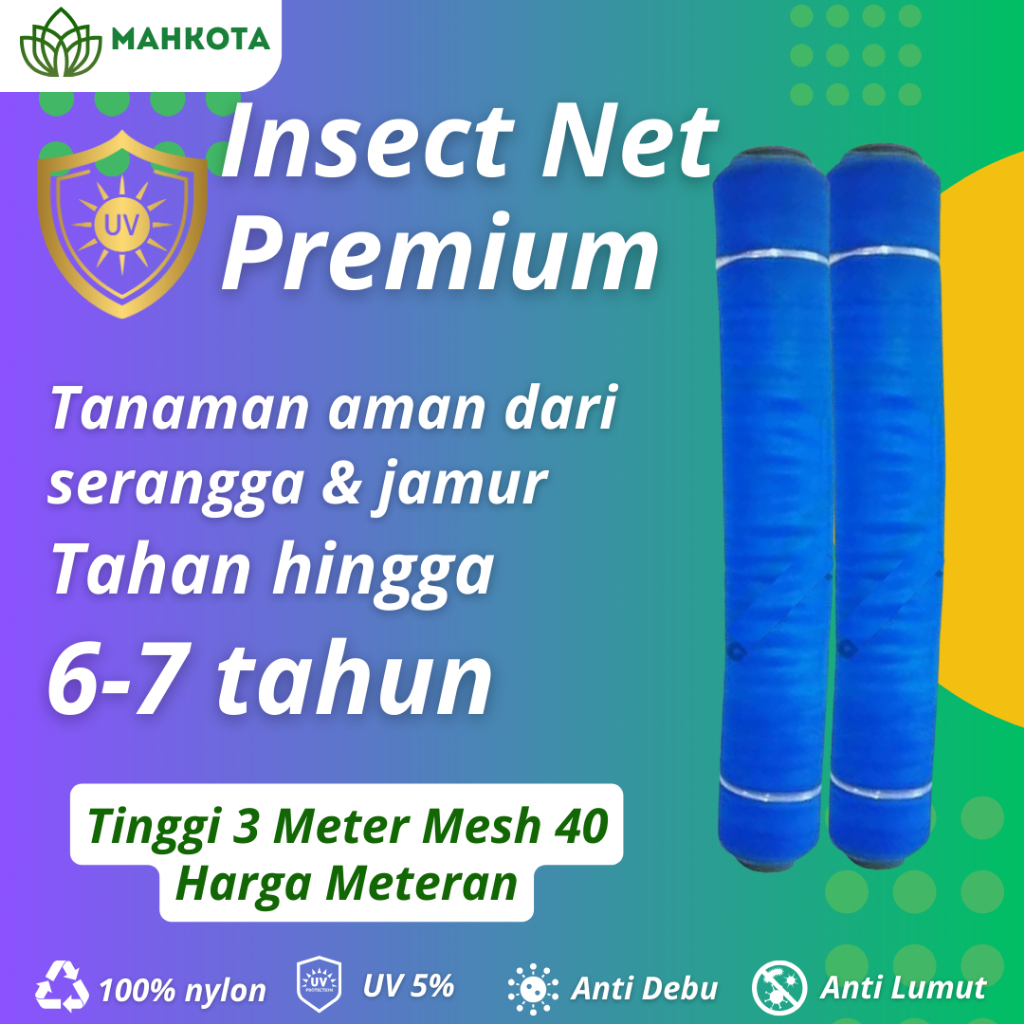 Jual Insect Net Biru Kasa Nyamuk Tinggi 3 Meter Harga Meteran | Shopee ...