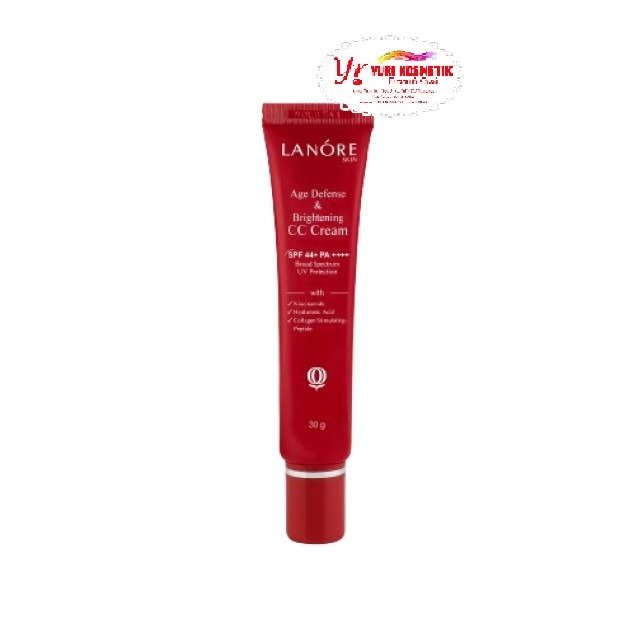 Jual Lanore Skin Age Defense & Brightening CC Cream SPF 44+ PA++++ 30gr ...