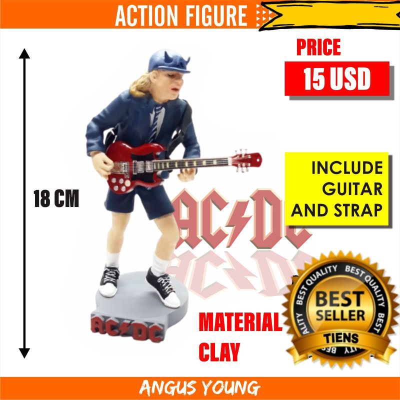 De Toyboys | AC/DC Clothed Action Figure Angus Young  Highway To Hell 20 Cm 634482432709 824925