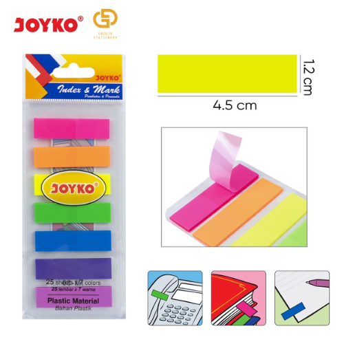 Jual (1 BOX / 30 PCS) Index & Mark Penanda Pembatas Joyko IM-30 Plastik ...