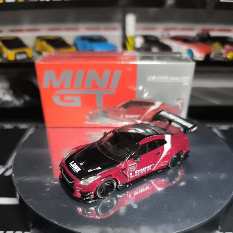 Jual mini gt nissan gtr r35 red lbwk red #345 | Shopee Indonesia