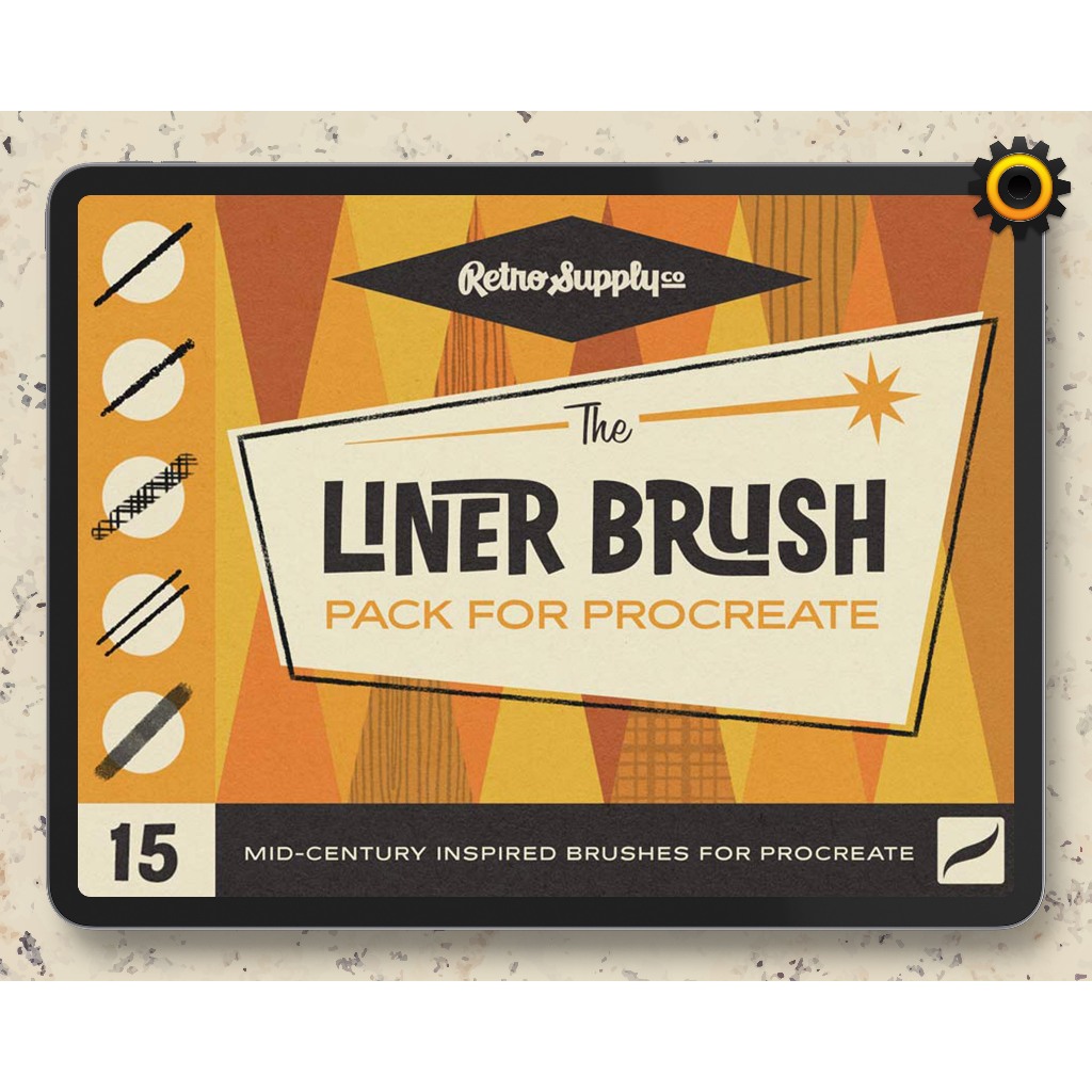 Jual Procreate Brush - The Liner Brush Pack by RetroSupply | Shopee ...