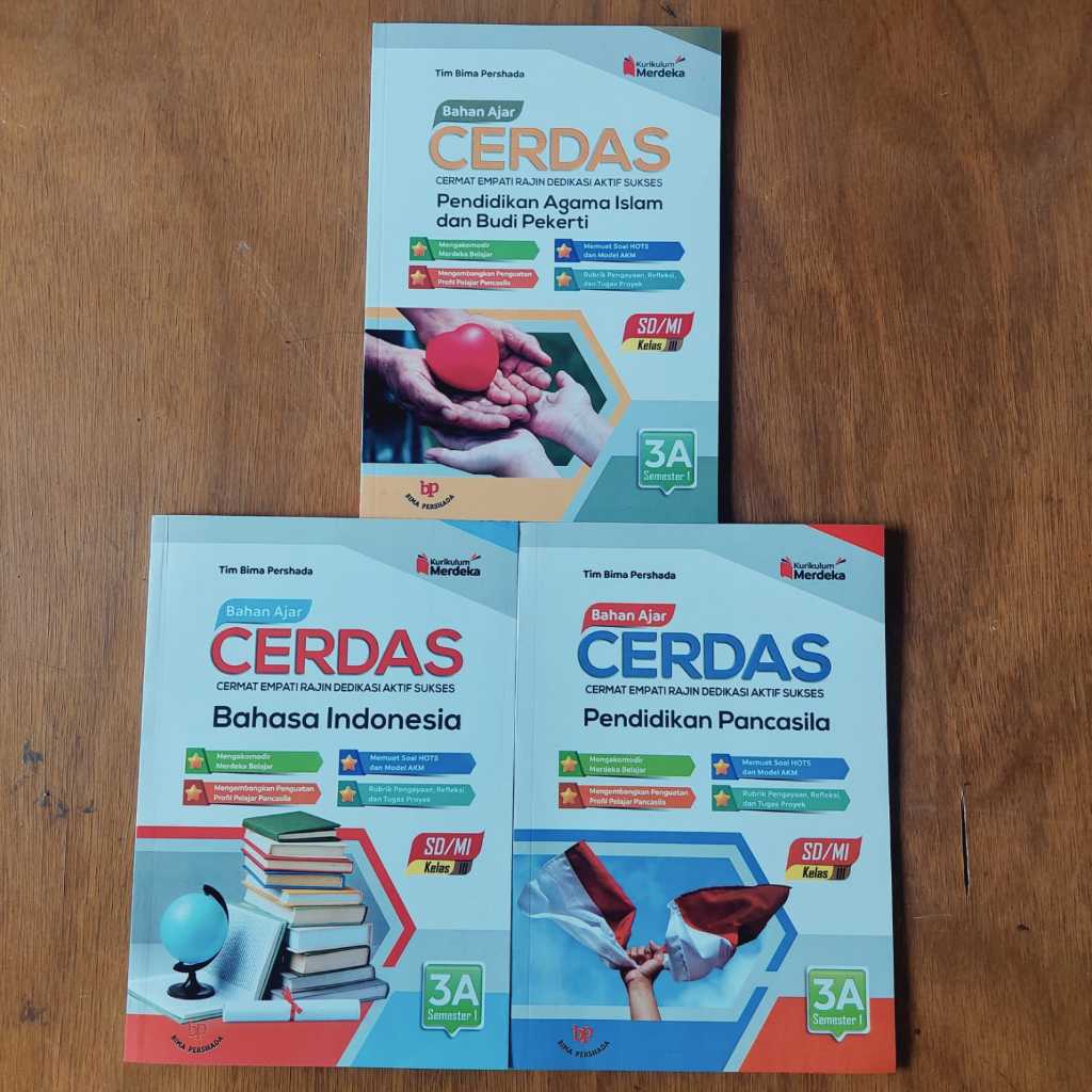 Jual Buku Bahan Ajar CERDAS - KURIKULUM MERDEKA untuk SD Kelas 3A ...
