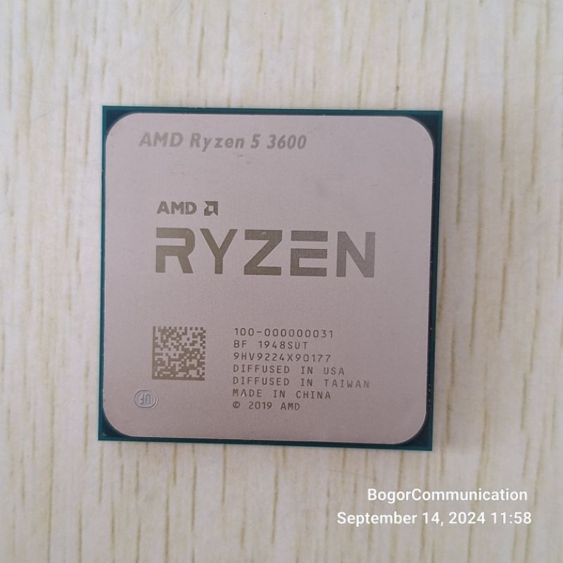 Jual Processor AMD Ryzen 5 3600 AM4 6 Core 12 Threads Zen 2 | Shopee ...