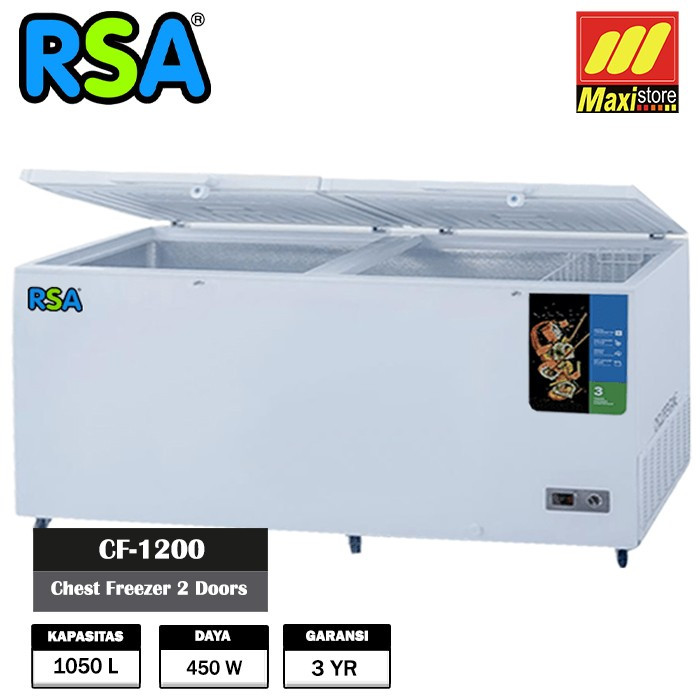 Jual RSA CF-1200 Chest Freezer [1050 L] Peti Pembeku - Garansi Resmi ...