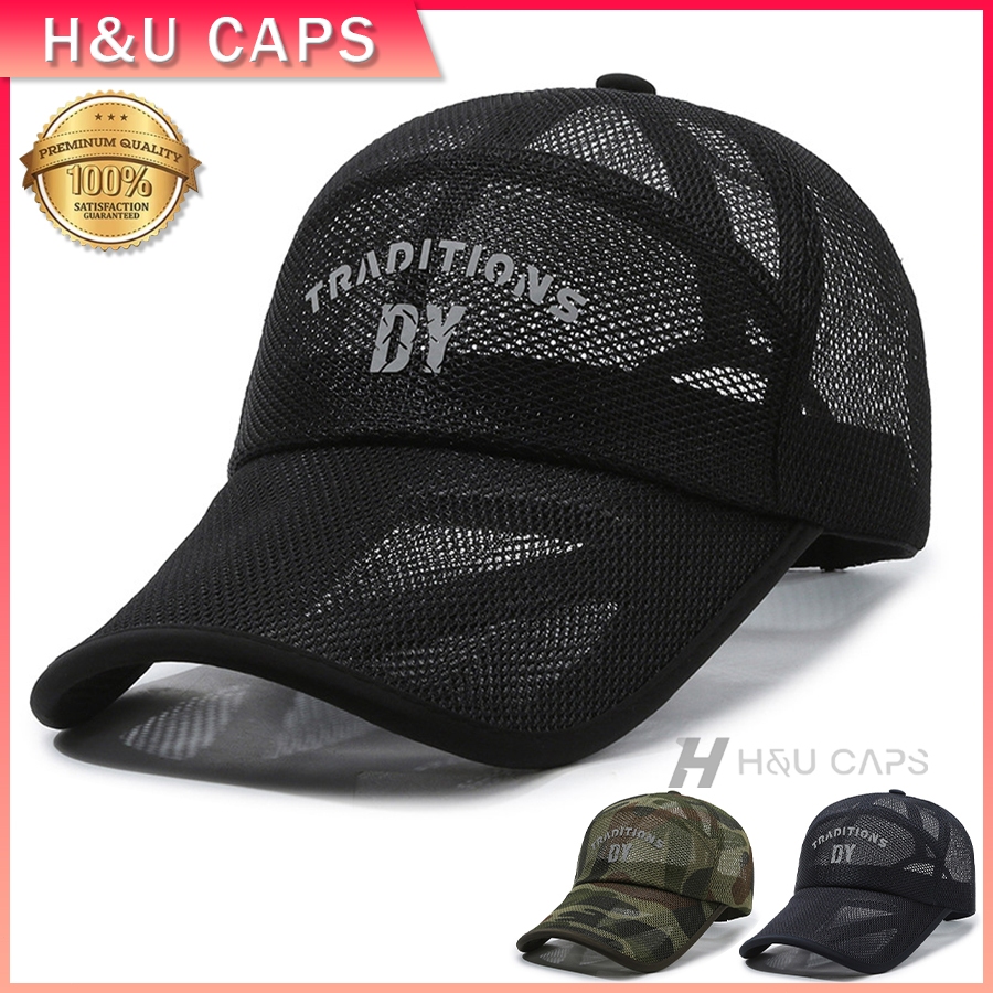Jual Topi baseball DY pria Jaring Tipis Musim Panas Topi Memancing ...