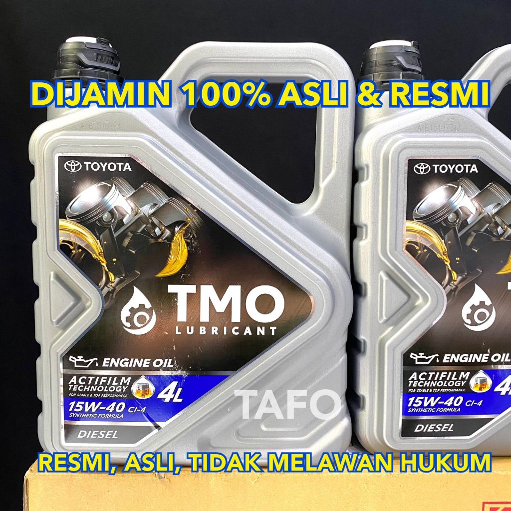 Jual TOYOTA TMO 15W-40 ASLI RESMI / TMO DIESEL ENGINE OIL 15W40 ...