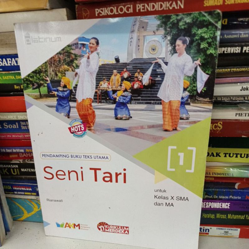Jual Seni Tari untuk SMA kelas 10 AKM kurikulum merdeka original bekas ...