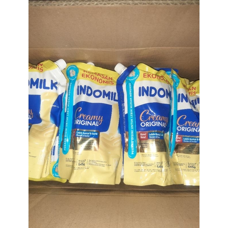 Jual SUSU INDOMILK PUTIH POUCH KEMASAN PUTIH 545gr | Shopee Indonesia