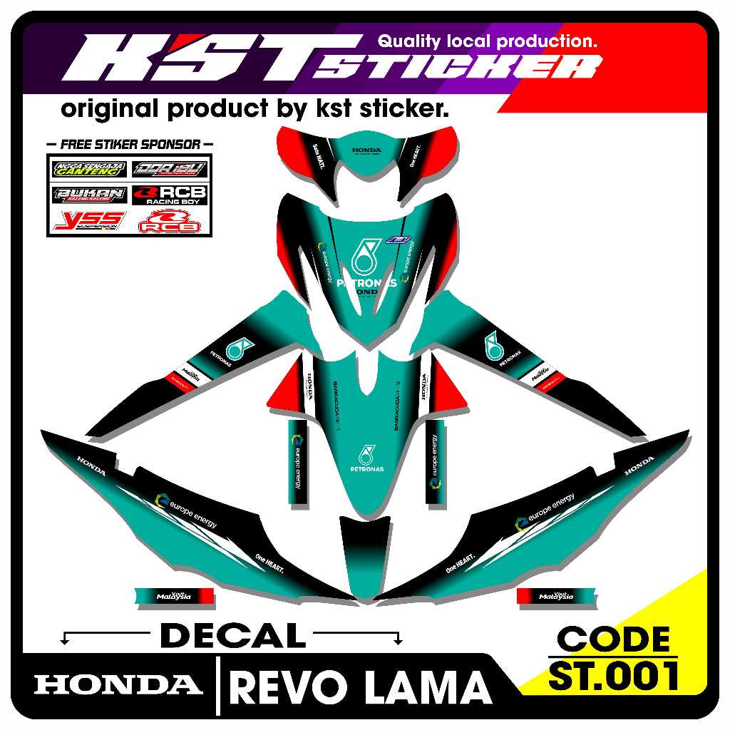 Jual Striping Revo Lama - Sticker Striping Honda Revo Lama Desain ...