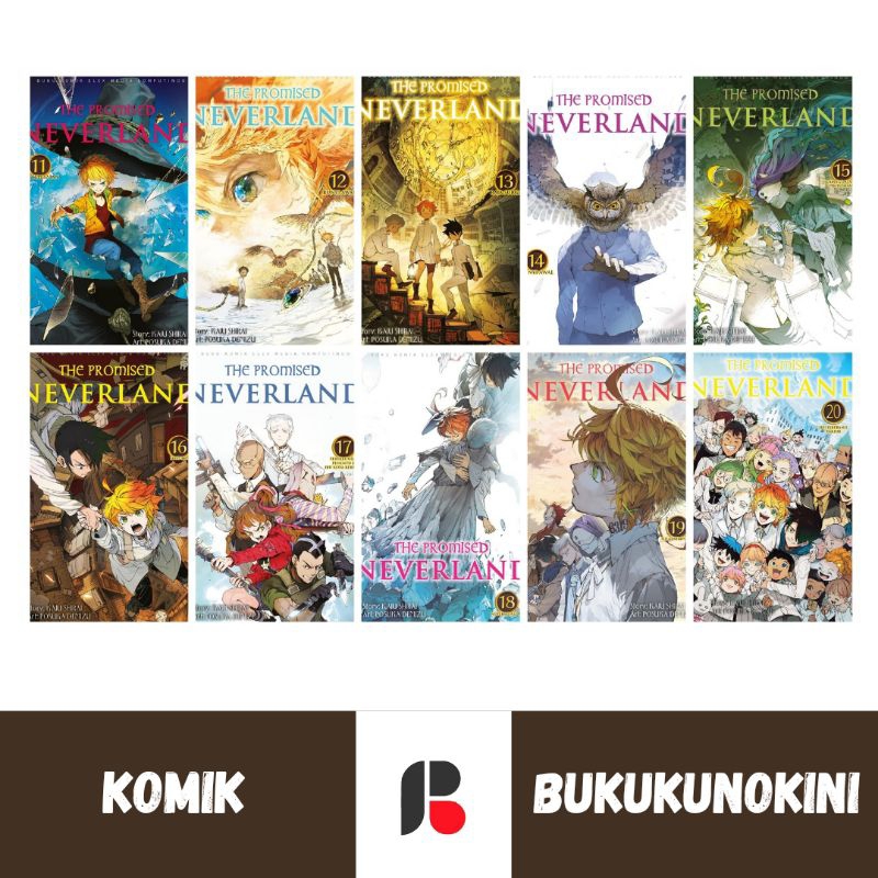 The sold promised neverland vol 1-13, 16-17