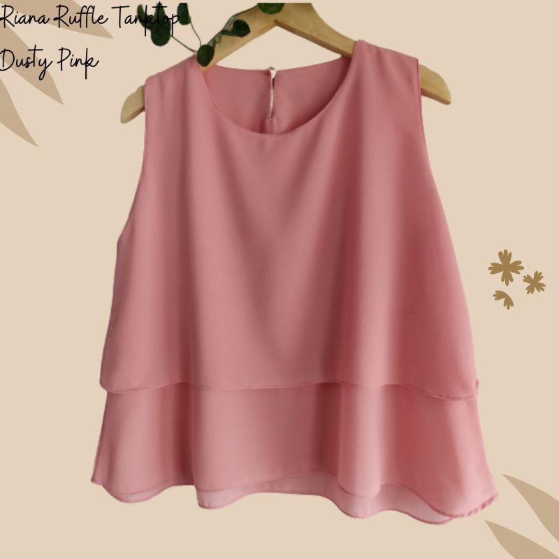 Jual INNER RUFFLES TANKTOP VIRAL KEKINIAN | Shopee Indonesia