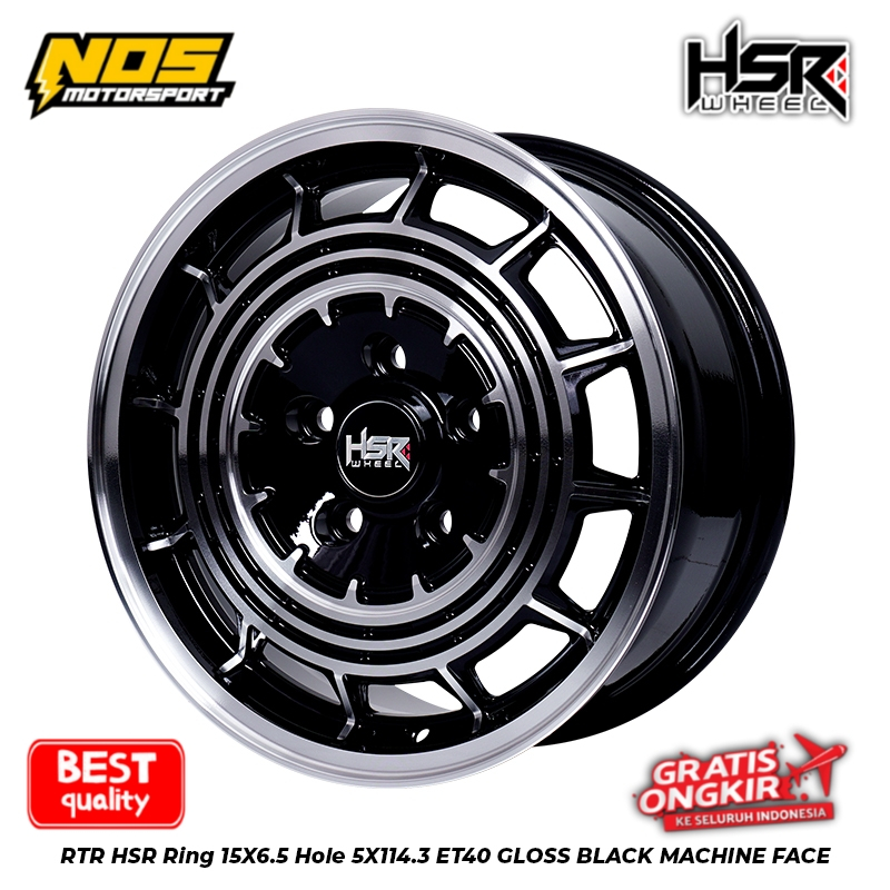 Jual VELG MOBIL R15 LEBAR 6.5 PCD 5X114 ET40 HSR RTR RING 15 VELG ...