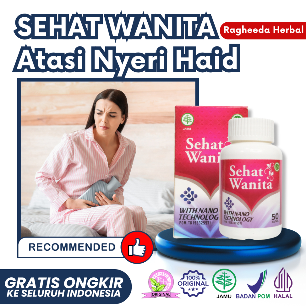 Obat Herbal Nyeri Haid, Kram Perut Saat Mens, Haid Tidak Teratur , Sumilangeun - Sehat Wanita Kapsul