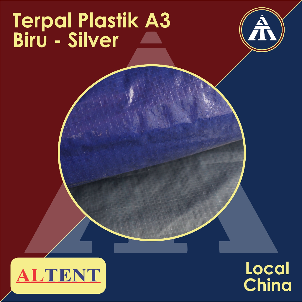 Jual Terpal Plastik Local China Type A3 ( Harga per m2 / Ukuran Custom ...