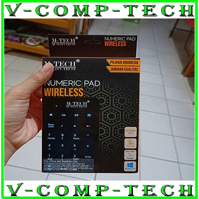 Jual M-Tech Original Keyboard keypad Angka Numerik Kasir Wireless ...