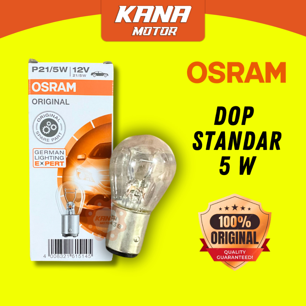 Jual BOHLAM LAMPU DOP STOP REM MUNDUR HALOGEN STANDARD OSRAM 12V P21 ...