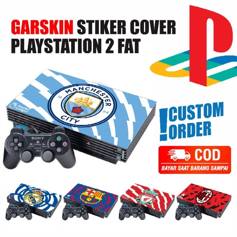 Jual GARSKIN PS2 FAT STICKER COVER | Shopee Indonesia