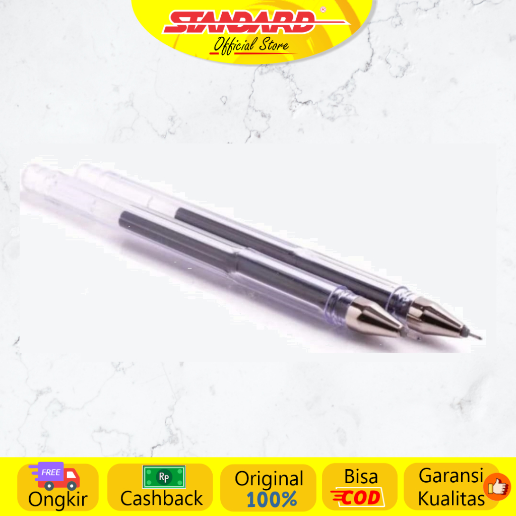 Standard - Pulpen Needle Point 0.5 ( Alat Tulis / Pen / Ballpoint / Pena ) (2)