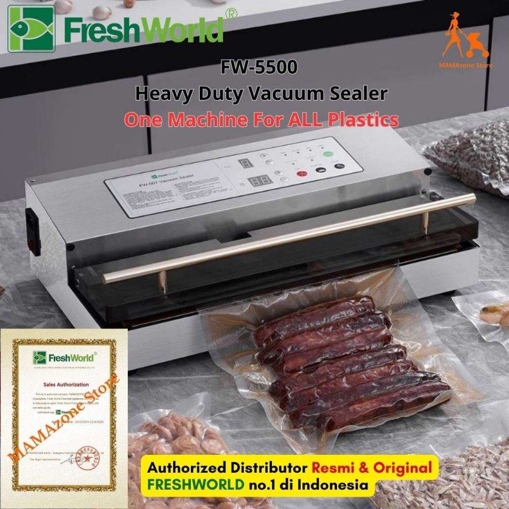 Jual Vacuum Sealer Freshworld FW 5500 New Commercial Heavy Duty FW