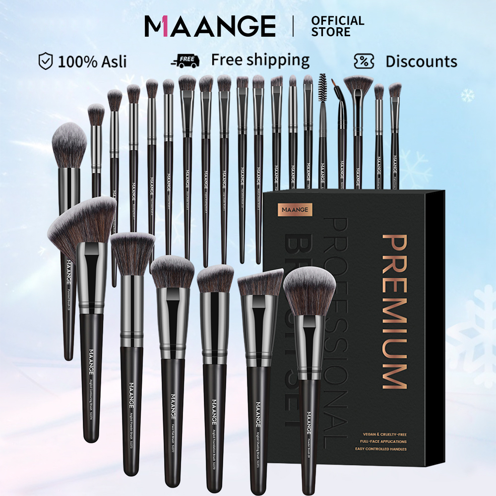 Jual Maange Pcs Premium Kuas Make Up Brush Foundation Makeup For Kuas Makeup Dengan Kit Alat