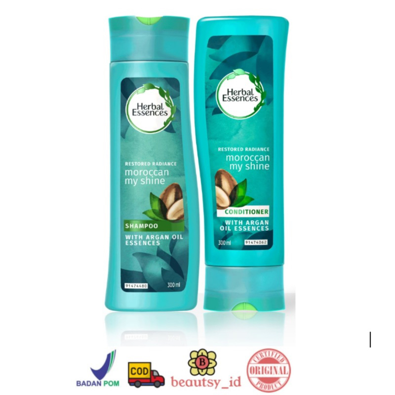 Jual Herbal Essences Moroccan My Shine Restored Radiance 300ml Shampoo