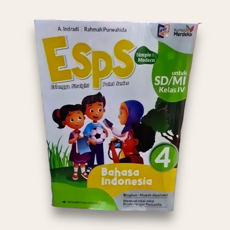 Jual Esps Bahasa Indonesia Kelas 4 SD/MI Kurikulum Merdeka | Shopee ...