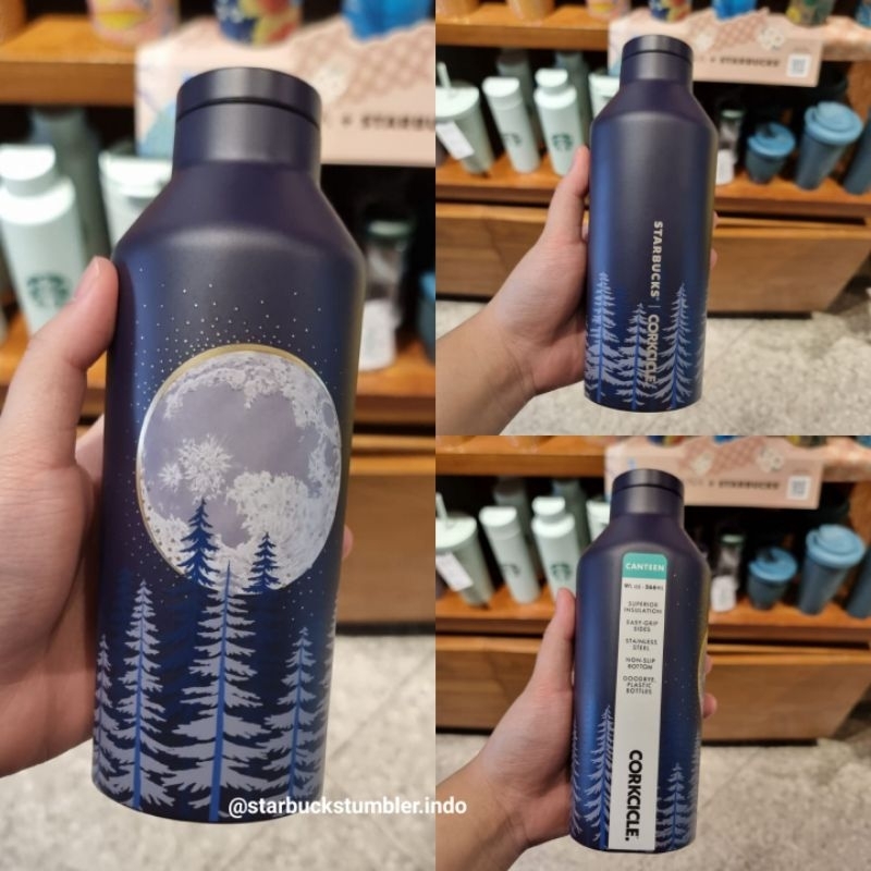 Jual Starbucks Corkcicle Iridescent Purple Glitter Holiday 2022