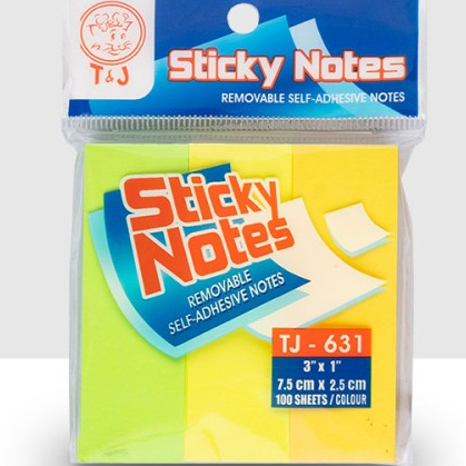 Jual Sticky Notes TJ-631 3 Warna | Shopee Indonesia