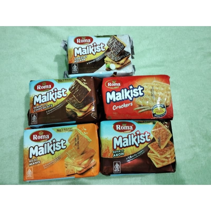 Jual malkist crackers/malkist coklat/malkist abon/malkist coklat kelapa
