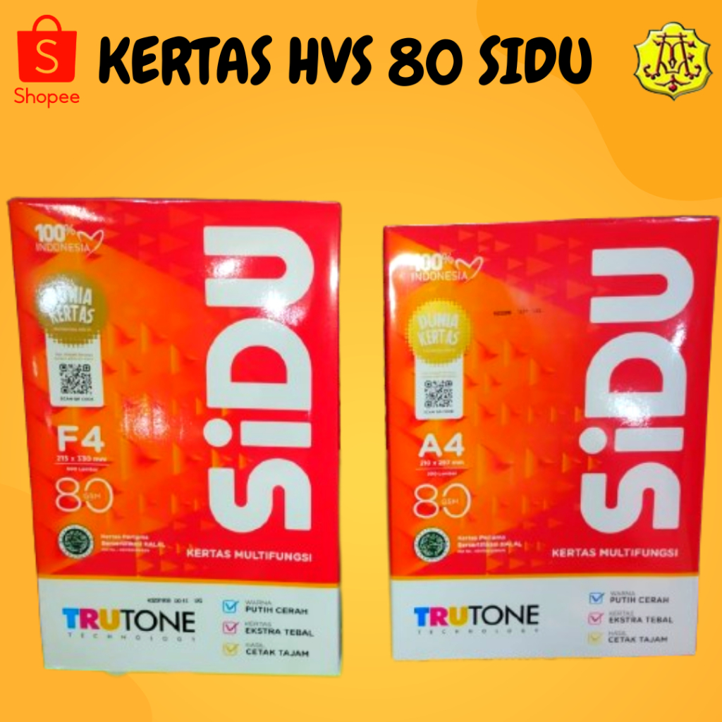 Jual KERTAS HVS SIDU 80GR | Shopee Indonesia