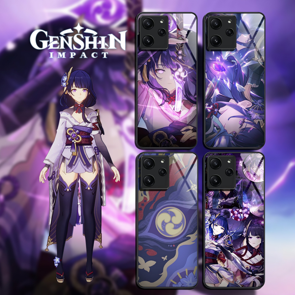 Jual G568 Softcase Kaca Case Kilau Genshin Impact Raiden Shogun Semua ...