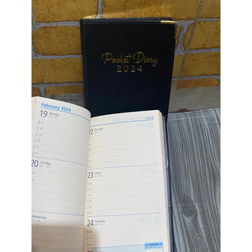 Jual BUKU AGENDA POCKET DIARY 2024/ BUKU POCKET DIARY 2024 Shopee