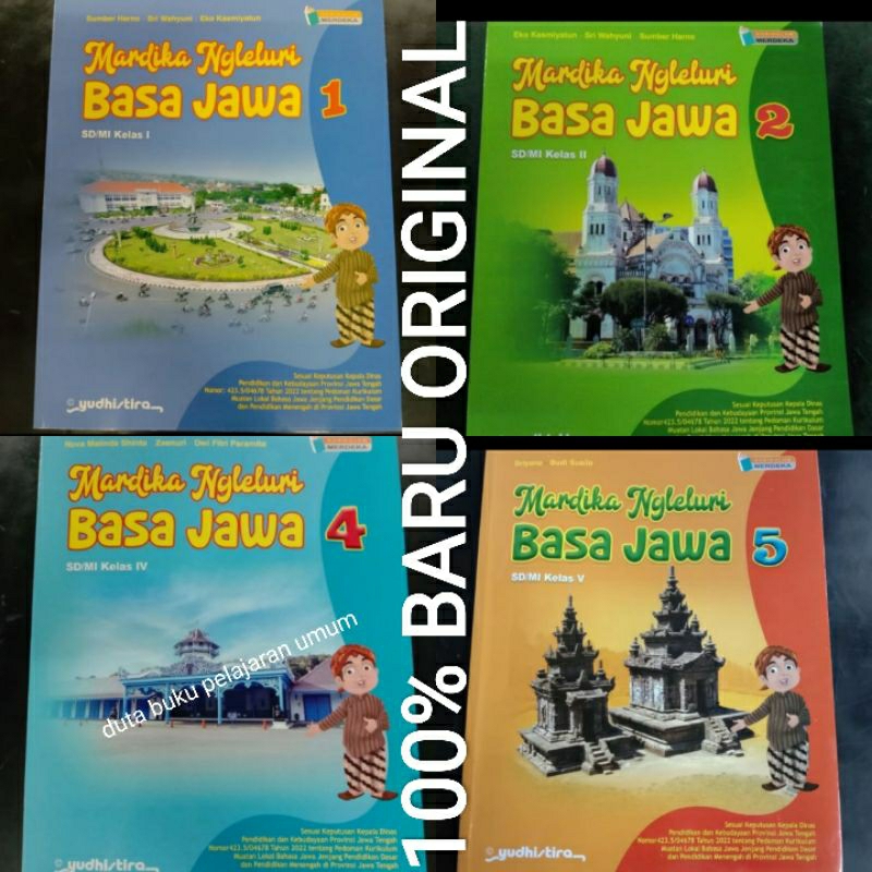 Jual Buku Basa Jawo Mardika Ngleluri Basa Jawa SD Kelas 1 2 4 5 ...