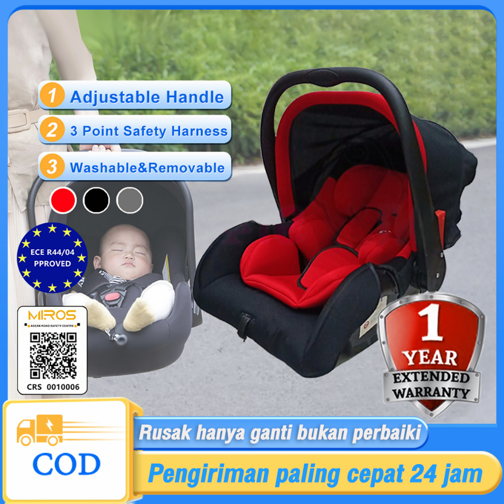Jual Baby Car Seat Newborn 4 in 1 Kursi Mobil Bayi Car & Motorbike