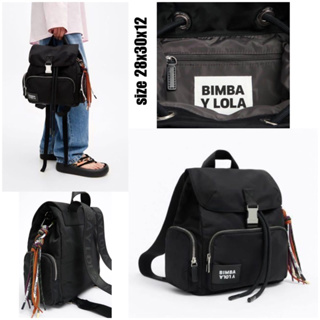 Allboutbags - S.A.L.E Bimba Y lola backpack Xxl black floral . . sz  36x41x42cm . . 1,500,000 tokped by request