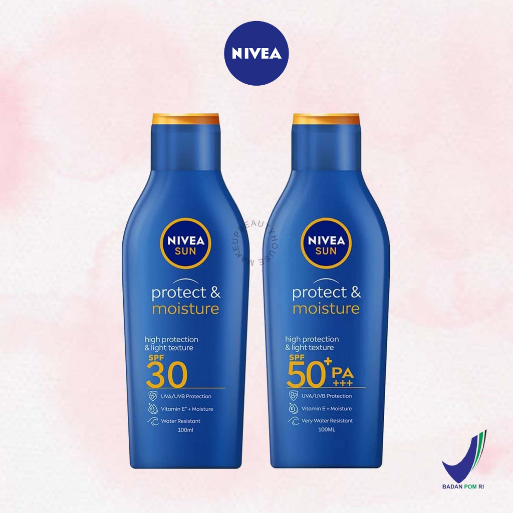 Jual Nivea Sun Protect And Moisture Lotion Spf 30 Spf 50 100 Ml Shopee Indonesia 4840