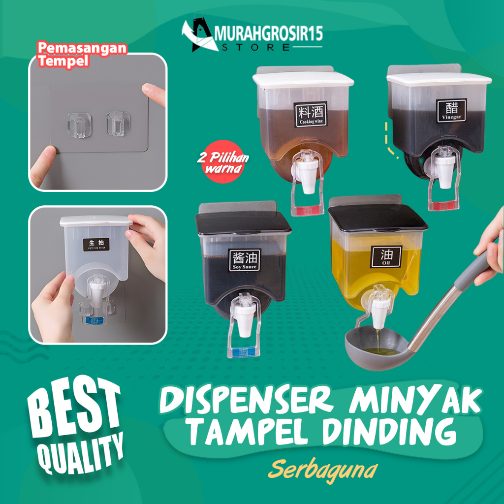 Jual Dispenser Minyak Tempel Dinding / Dispenser Cairan Dapur