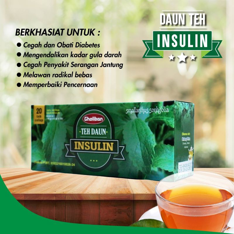 Jual Teh Celup Daun Insulin Gholiban Shopee Indonesia