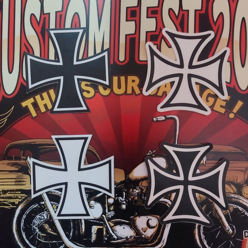 Jual STIKER IRON CROSS INDEPENDENT Shopee Indonesia