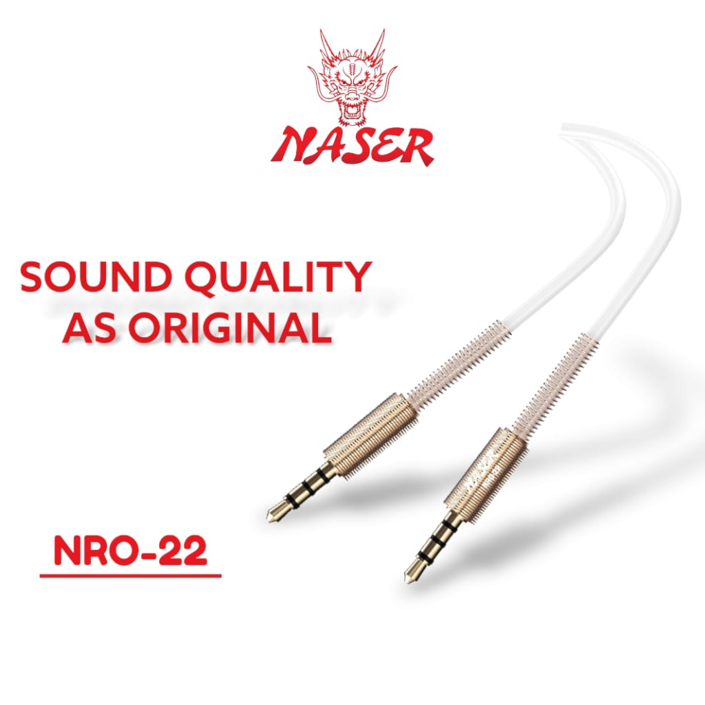 Jual NASER KABEL AUDIO NRO-22 / Audio Cable 3.5mm to 3.5mm / Aux Cable ...
