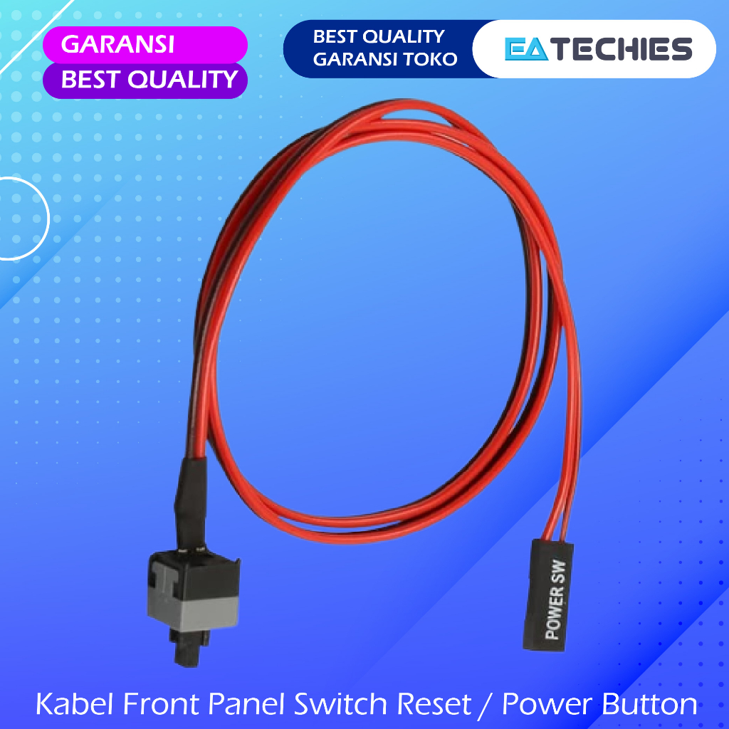 Jual Kabel Front Panel Switch Reset Power Button Cpu Pc Komputer On