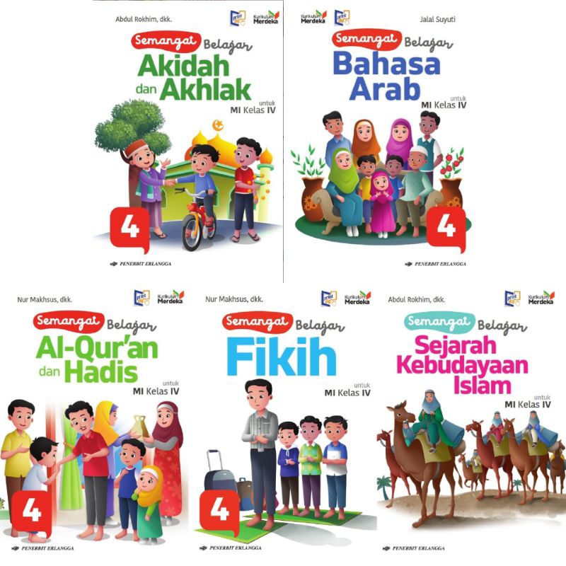 Jual Seri Semangat Belajar MI Kelas 4 - Kurikulum Merdeka - Bahasa Arab ...