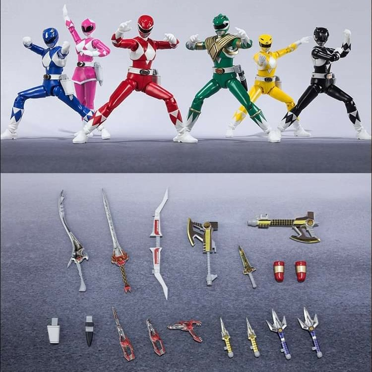 Jual BANDAI SHODO MIGHTY MORPHIN POWER RANGERS MMPR ZYURANGER SHO-DO ...