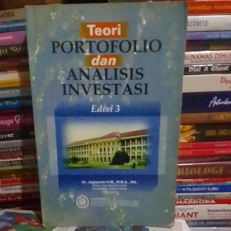 Jual Teori Portofolio Dan Analisis Investasi ( Edisi 3 ) | Shopee Indonesia