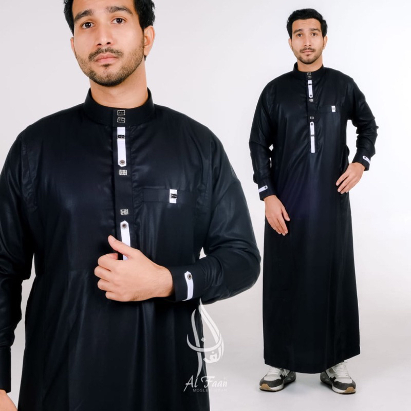 Jual Jubah slimfit pria Gamis pria alfaan jubah gamis muslim pria jubah