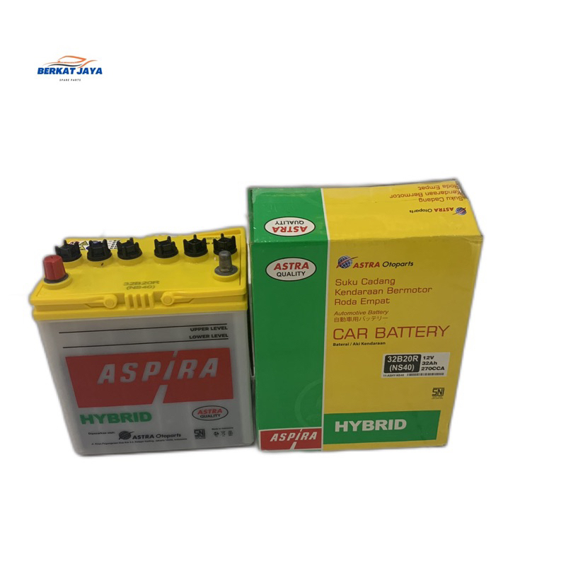 Jual Aki Aspira Hybrid NS40 32 Ah Untuk Avanza/Terios/Carry/Espass/APV