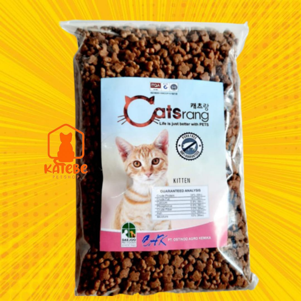 Jual Catsrang kitten 1kg / 500gram / 300gram KITTEN | Shopee Indonesia