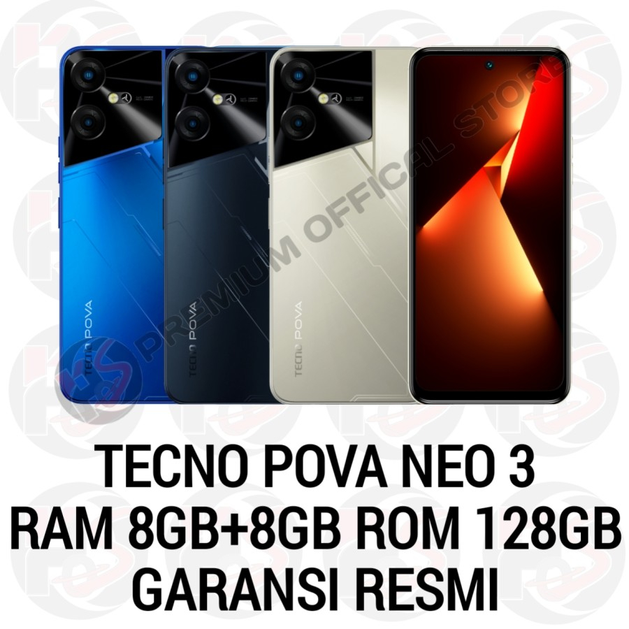 Jual Tecno Pova Neo 3 NFC 8/128 Ram 8GB Rom 128GB GARANSI RESMI ...