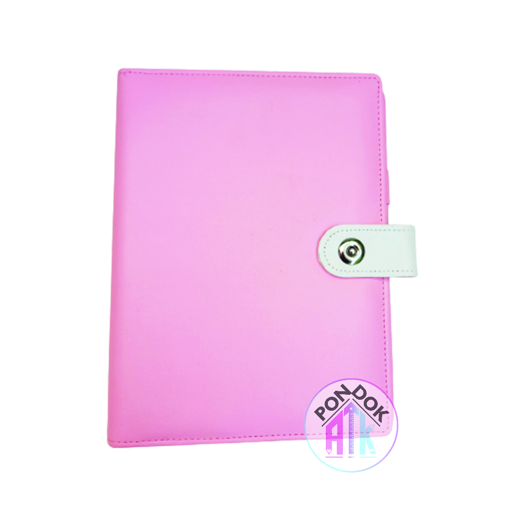 Jual Binder Kulit A5 20 Ring Binder Note Kulit Tebal Premium | Shopee